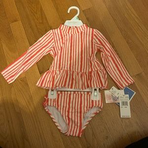 NWT Jessica Simpson Red&White 18m swimsuit!👙